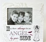 "May There Always Be An Angel By Your Side" 6x4 Wood Photo Frame Glass