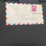 Curaçaosche Bank, 1948; Willemstad, Ned. W.I. to Silvertex Merc NYC via Air Mail