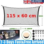 Large Car Boot Van Truck Cargo Net Bungee Cord Hooks Luggage Roof Rack Storage