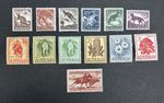 AUSTRALIA QEII 1959, SG316-327, COMPLETE SET, SUPERB, MINT HINGED.