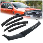 Bonnet Stone Guard Wind Deflector for Ford Ranger 2023-2026 Wildtrak Accessories