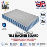 Tile Backer Board 6mm & 10mm Insulation Underfloor Heating | 1200 x 600