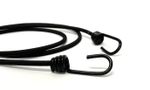 Bungee Cord Straps Black 6mm Stretchy Heavy Duty Steel Wire Hooks Camping Hiking