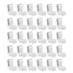Reusable Metal Outdoor Light Clips for Hanging Rope Lights on Gutters and Fences