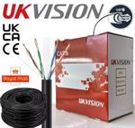 CAT 6 305M UTP Outdoor Data Ethernet Cable Solid Core CCA Box CAT6 Black