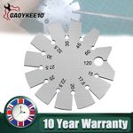 15°-120° Axe Angle Bevel Gauge Round Shape For Measuring Knife Angle Finder UK
