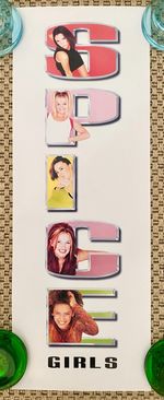 Orig - SPICE GIRLS - THE MOVIE - 1997 - Record Store Banner Poster - V Rare MINT