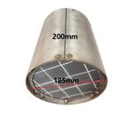 Silicon Carbide DPF filter 185x200mm With stainless steel housing DPF FILTER