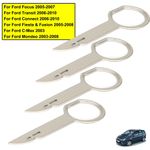 For VW Audi Ford 4 PCS Car Radio Stereo Removal CD Release Tool Pin Keys Set