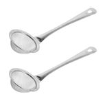  2pcs Beer Foam Remover: Beer Foam Scoop Froth Remover, Stainless Steel Skimmer