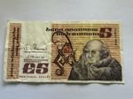 1989 Irish £5 Banknote