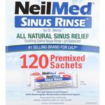 NeilMed Sinus Rinse Refill Sachets Saline Nasal Wash & Allergy Relief Natural