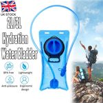 2L 3L Water Bladder Hydration Reservoir Bag BPA Free For Hiking Camping Cycling
