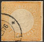 PERU 1868/72 STAMP Sc. # 15 USED