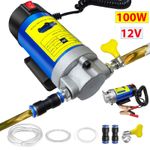 Electric Car Diesel Engine Oil Change Transfer Extractor Suction Syphon Pump 12V
