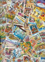 Walt Disney Mint Stamp Collection 36  Different Large Colorful Topical Cartoons