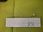 Apple A1243 Wired Aluminium Keyboard - White