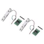 2 Set Digital Load Cell Weight Sensor 1KG + HX711 Module Weighing Sensor A/D