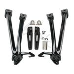 Rear Footrest Foot Pegs For Suzuki GSXR GSX-R 600 750 2006-2007 Black