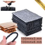 5-100 Tubeless Tire Tyre Puncture Repair Kit Strips Plug Car Van Truck Bike 10CM