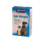 Johnsons Ear Drops For Pets Dogs Cats Ear Wax Kills Mites Mite Treatment Clear