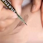 0.008mm Ultra Fine Eyebrow Pen Waterproof Smudge Proof Long Lasting Brow UK 
