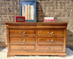 Reproduction Mahogany DoubleChest of Drawer Unit - one of two matching pieces