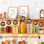 Multi-Size 190-500ml Glass Jam Jars with Lids for Preserving & Food Storage