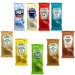 Heinz Sauce Sachets - Mix & Match Flavour Packs - Ketchup HP Mayo BBQ Tartare +