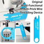 4-in-1 Needle Threader Magnetic Sewing Machine Tool with Magnifying Glass Ruler