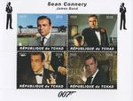 JAMES BOND 007 SEAN CONNERY 2018 MNH STAMP SHEETLET