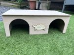 Tortoise in and out double entrance shelter/hide/house ( FULLY ASSEMBLED)