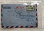 1956 British Solomon Islands Aerogramme + Full Letter to England Postal History
