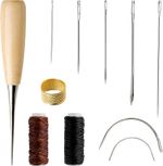 Leather Repair Kit 11PCS Leather Sewing Tools Waxed Thread and Needles | HXC
