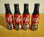 Coca-Cola Zero Sugar Star Wars Limited Edition Bottles, Lot of 4