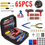 TYRE PUNCTURE REPAIR TOOL KIT MOTORCYCLE CAR VAN EMERGENCY TUBELESS TIRE PLUG UK