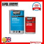 UPOL S2081 Clear Coat Lacquer Kit HS 2K With S2030 Fast Hardener 500ml