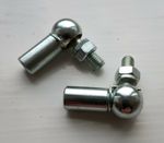 2 off M6 x 1.0mm Bright Zinc Plated ('C' Type - DIN 71802) Ball Joint