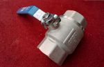 BALL VALVE  2" B.S.P FXF  FULL BORE NICKEL PLATED BRASS  ( WRAS APPROVED )