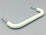 WHITE D HANDLES 96mm D Shaped cupboard door cabinet drawer pull handle (109)