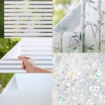 5M Frosted Window Film Privacy Glass Etched Vinyl Bubble Free Static Cling Roll