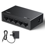 UGREEN Network Switch,5 Port Ethernet Splitter,High-speed Gigabit Ethernet Switc