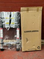 ladders telescopic Aluminium 5M with hooks NEW