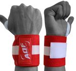 AQF Wrist Wraps Support Brace Weight Lifting Powerlifting Gym Bodybuilding Strap