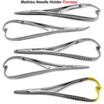 Surgical Suture Forceps Orthodontic Mathieu Ligature Pliers Dental Needle Holder