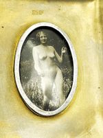 SILVER CIGARETTE CASE SECRET PHOTO COMPARTMENT CHESTER 1906 COLIN HEWER CHESHIRE