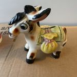 Coopercraft Vintage Pottery Donkey Figurine Ornament