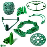 Plant Support Ring Cane Connector Clip Wigwam Triangle Soft Tie Tube Pyramid Cap
