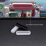 Black/Clear Universal Laptop PC Computer USB Ports Anti-Dust Plug Cover Stopper