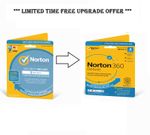 Norton Security Standard Deluxe 2026 3 PC Antivirus Free Upgrade to 360 EU UK